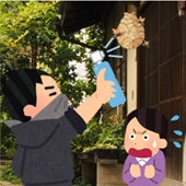 スズメバチの巣を自分で安全に駆除するこんな方法
